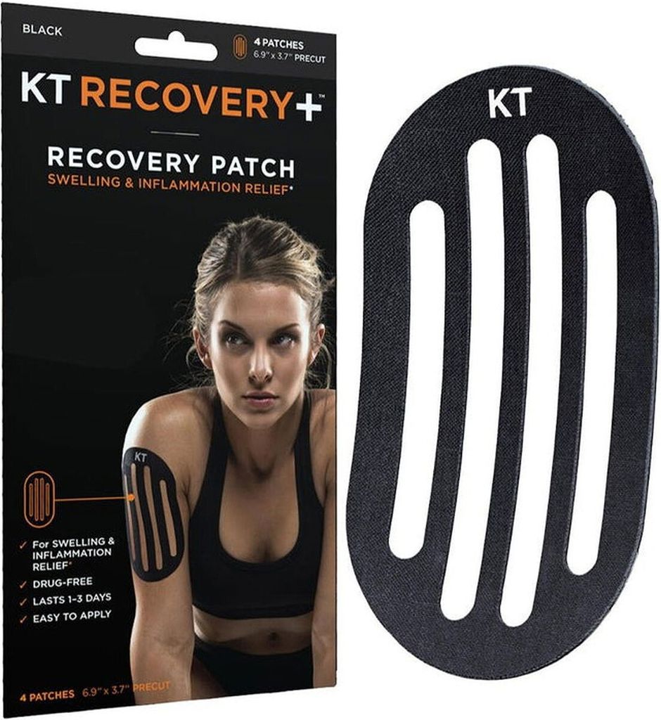 KT Tape Recovery + Recovery Patch - Schwarz