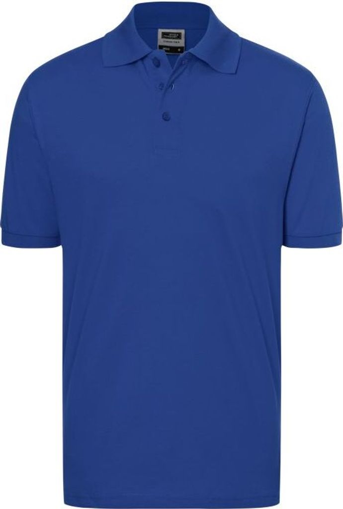 Hochwertiges Polohemd mit Armbündchen dark-royal, Gr. XXL