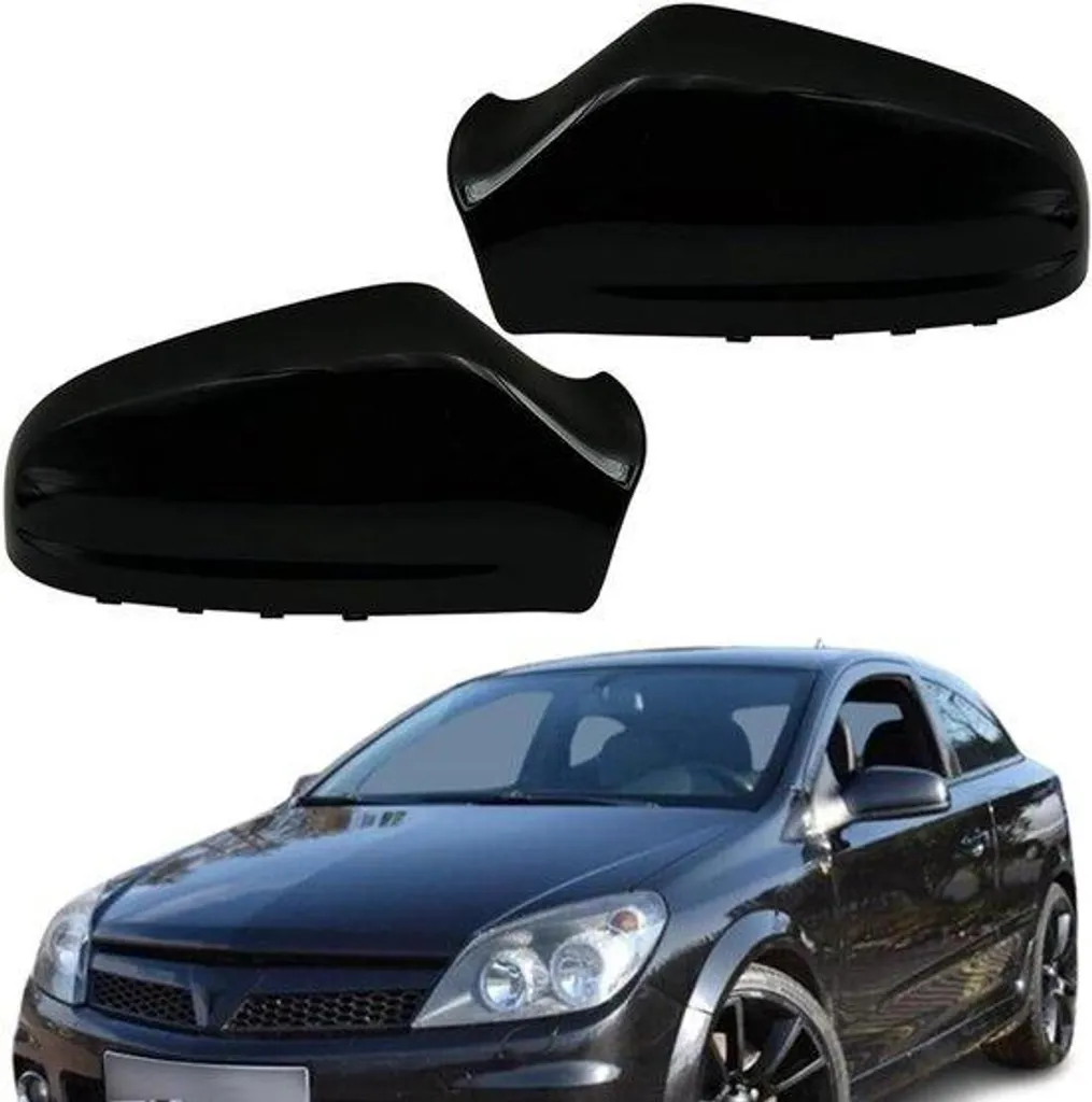 Coque de rétroviseur noir pour Opel Astra H MK5 de 2004 à 2009