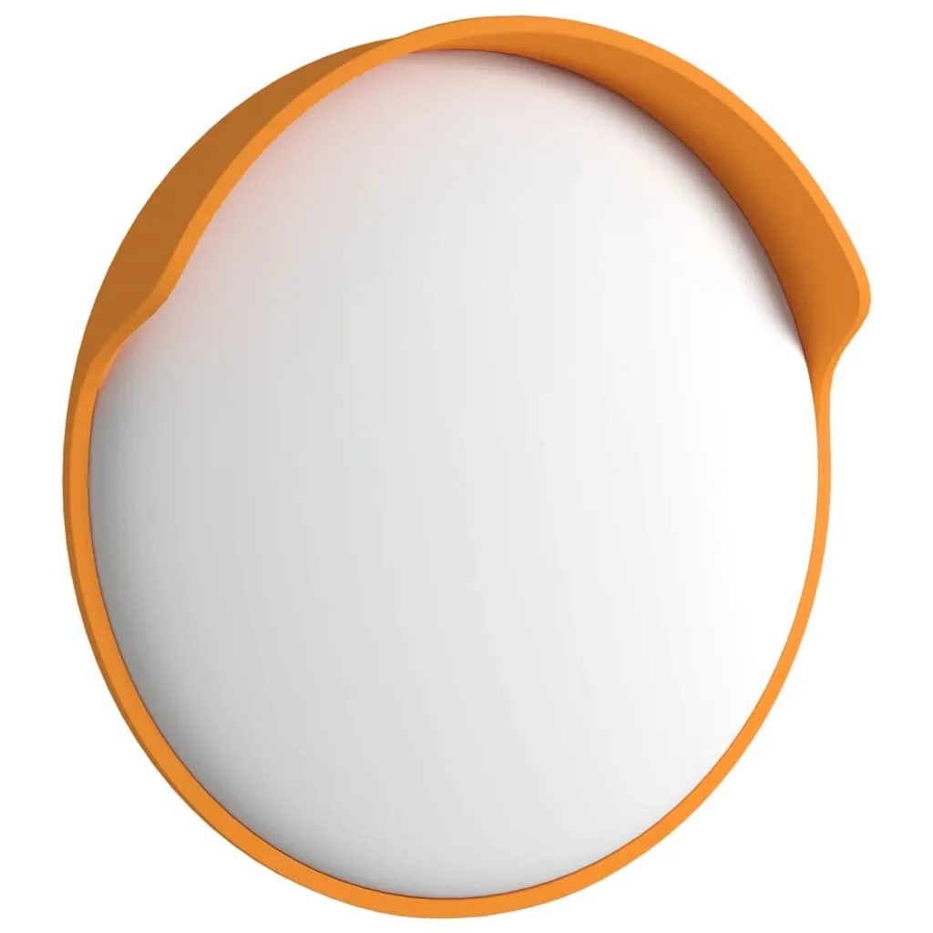 vidaXL Miroir de Circulation Convexe Orange Ø30 cm en Polycarbonate - 5