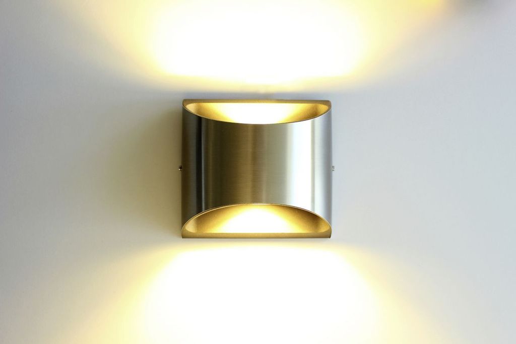 Lutec LED Außenwandleuchte Dodd Edelstahl Up- & Downlight Produktbild 11