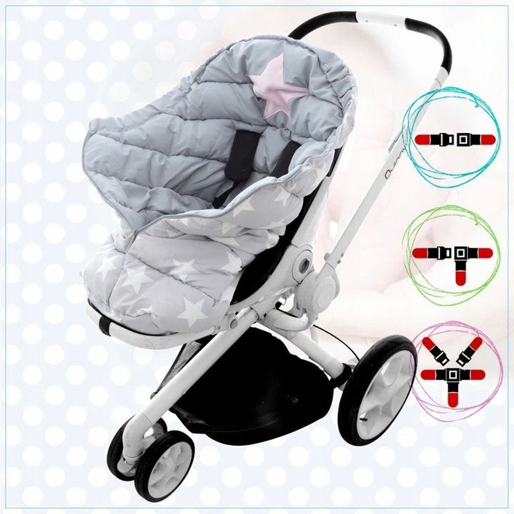 Schlafsack für Kinder  Kinderwagen Fusssack 4in1 *TUTUMI* TIERE 