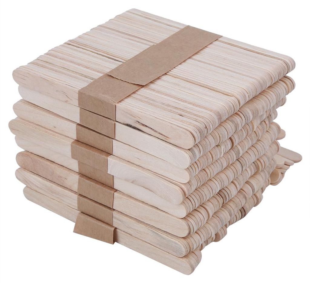 400 Stück Eiscreme-Stäbchen, Naturholz, zum Selbermachen, Bar-Stick, Küchenzubehör