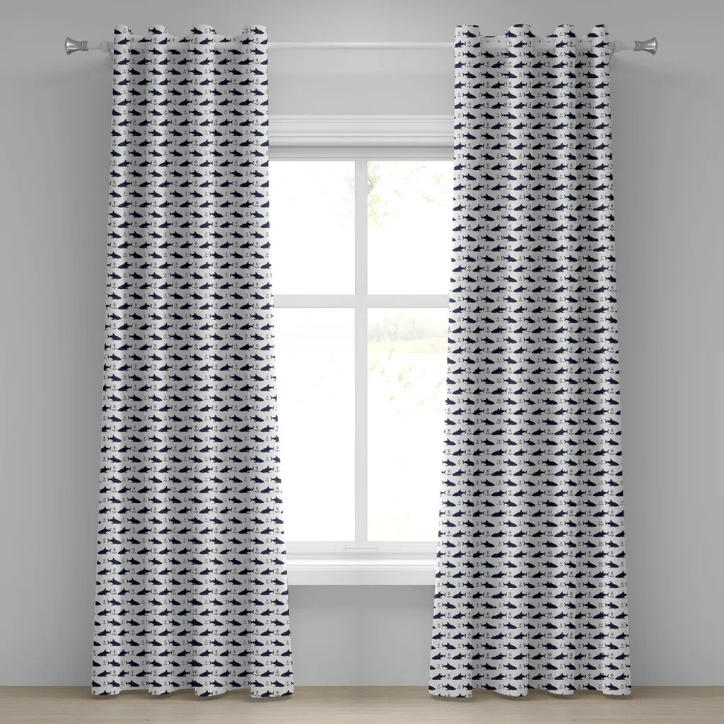 Tenda Abakuhaus Squali e Ancore 280x245 cm per Cameretta Bambini