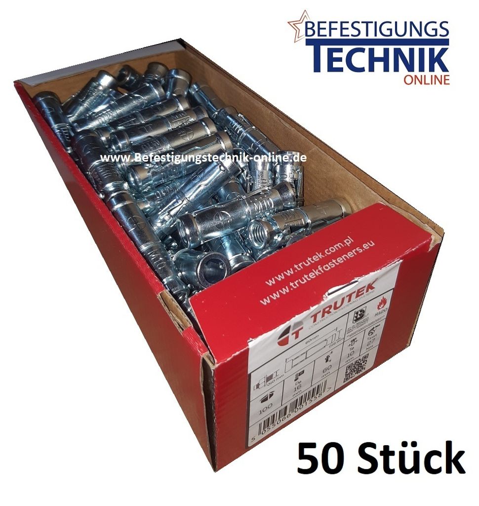 50 M12 RAWL Anker Dübel für Mauerwerk Kernbohrständer Kernbohrgerät Schwerlastanker