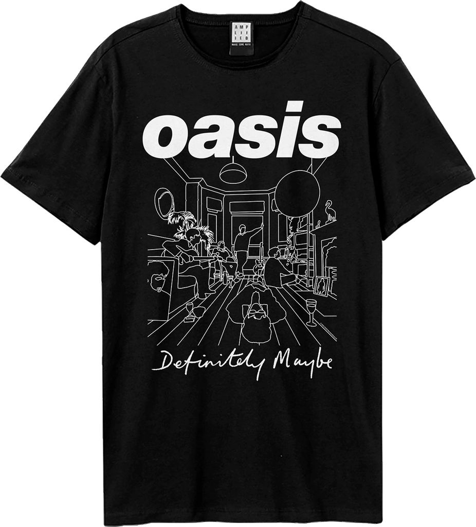 Amplified - "Definitely Maybe" T-Shirt für Herren/Damen Uni GD2176 (M) (Schwarz)