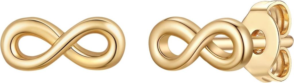 Lulu Jane Ohrstecker Infinity Messing 50071318