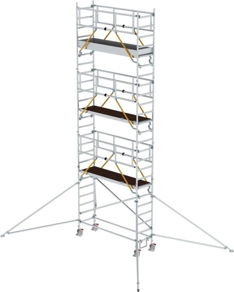 MUNK Rollgerüst SG mit Ausleger 0,75x2,45m Plattform 8,43m AH