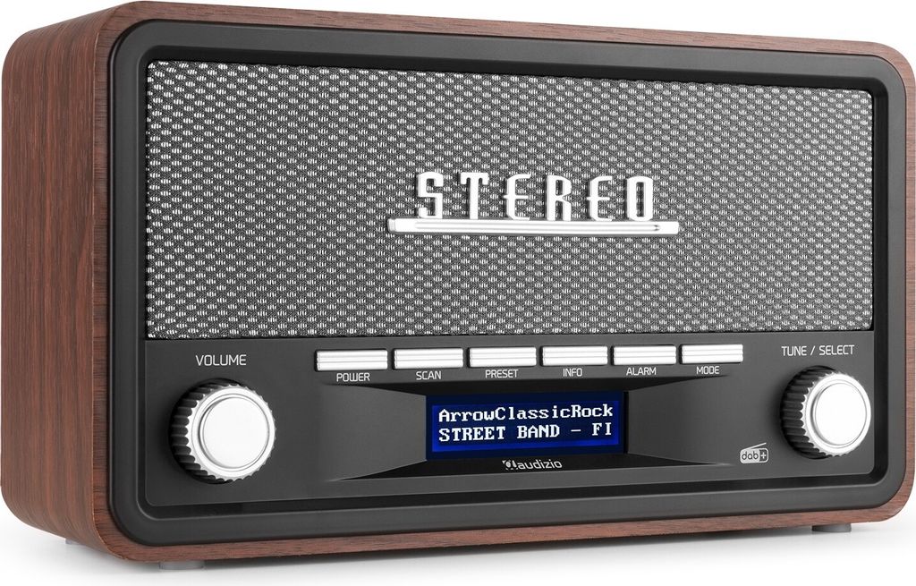 Audizio Foggia Retro DAB+ Rádio Šedá barva Obrázek produktu 1