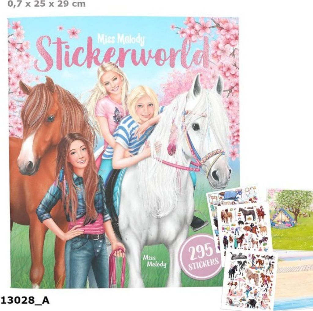 Depesche 13028 Miss Melody - Stickerbuch mit 24 Produktbild 