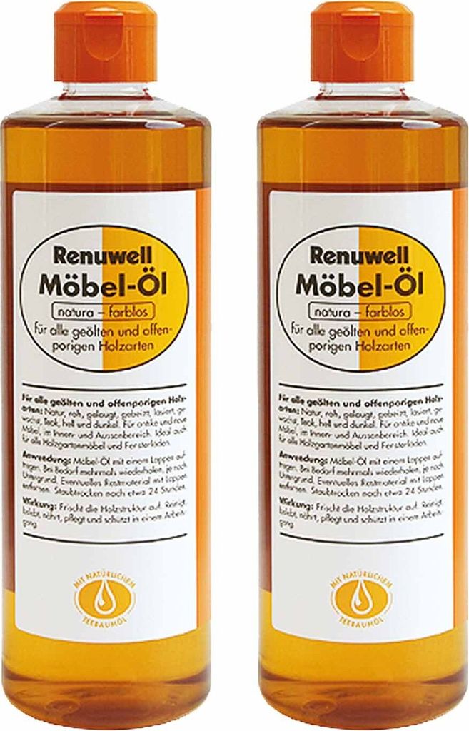 Renuwell Möbelöl Farblos Holzpflegemittel Möbelreiniger Produktbild 