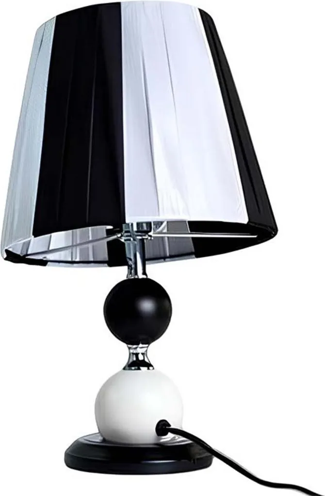 Luminaire de Chevet Design avec Abat-jour Textile et Pied LED Variable