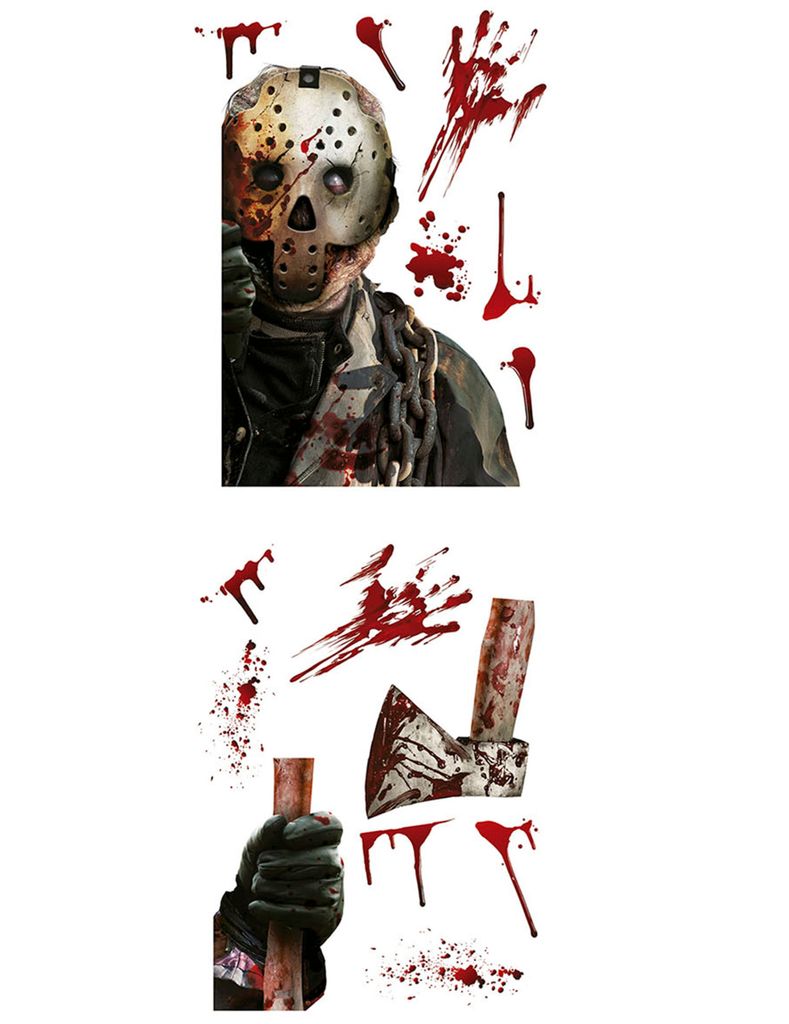 Halloween dekorace oken vrah Obrázek produktu 
