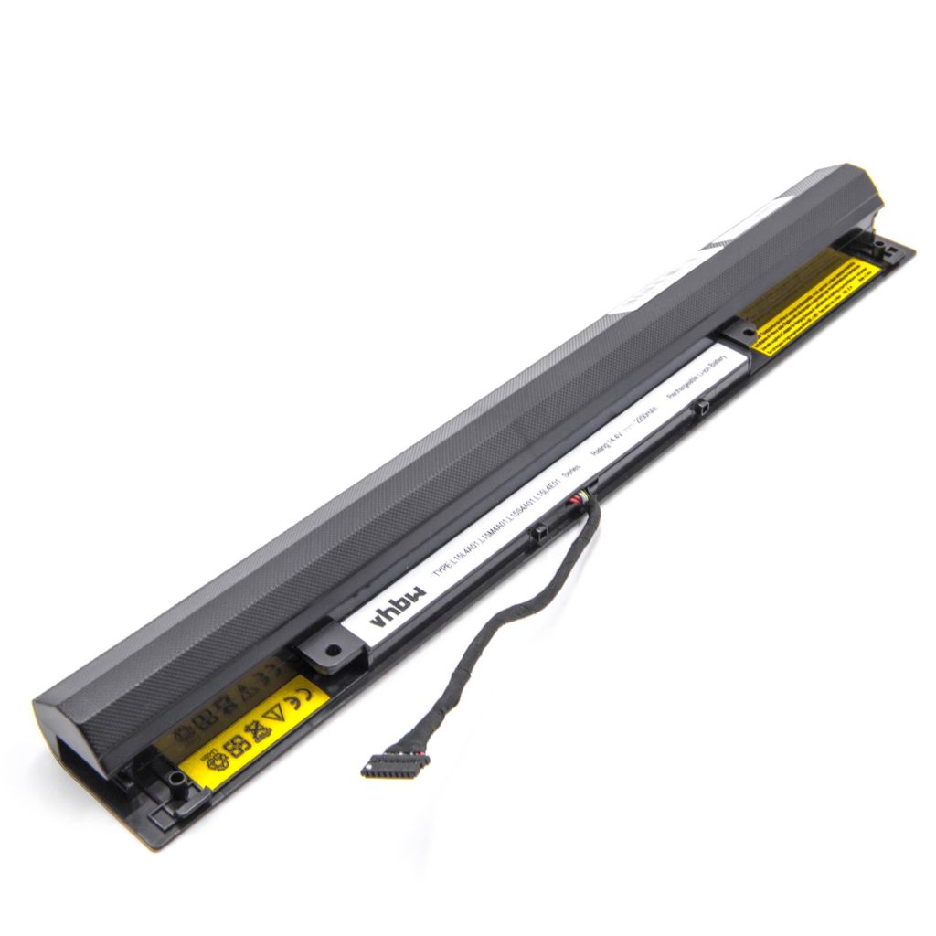 Akku Ersatz für Lenovo 5B10W67365, L15L4A01, L15M4A01, L15M4E01, L15S4A01, L15S4E01, SB10W67174 für Notebook (2200mAh, 14.4V, Li-Ion, schwarz)