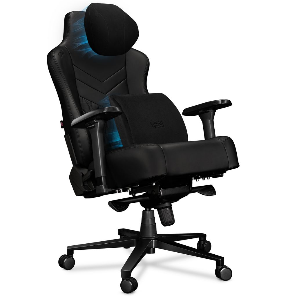 Yumisu 2053 Magnetic – Büro-Gamingstuhl, schwarz, Produktbild 