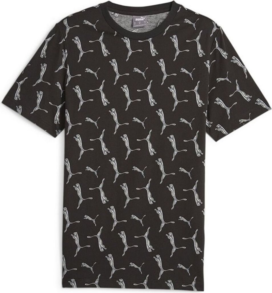 Puma Ess+ Logo Lab Holida Kurzarm-t-shirt Mehrfarbig L Mann Mehrfarbig L