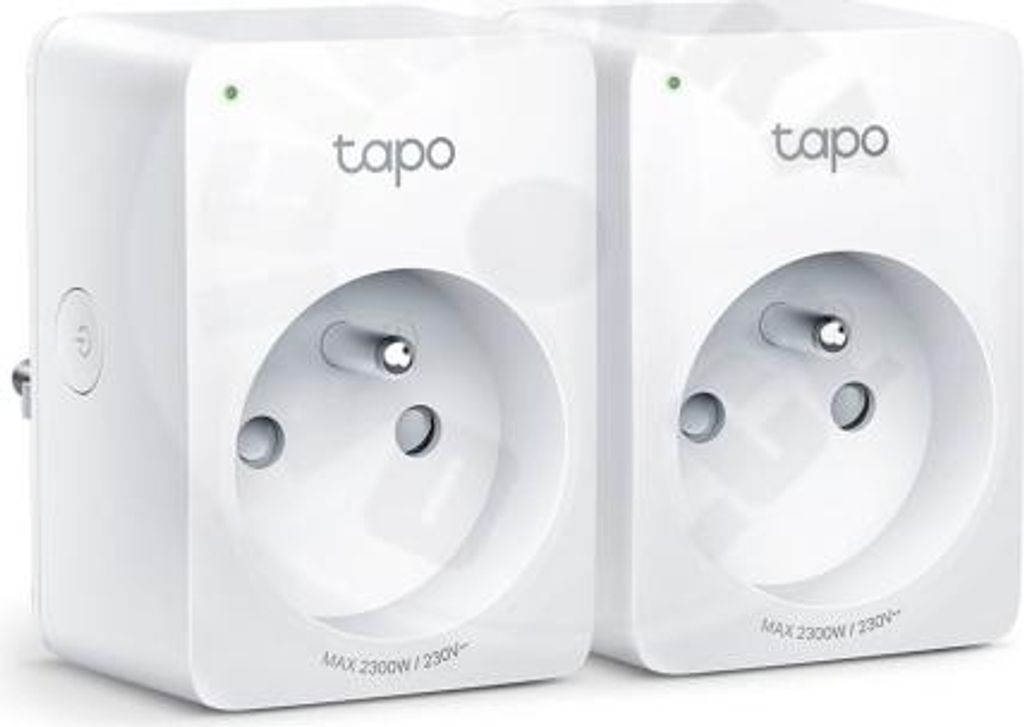 TP-Link Tapo P100 (pack de 2) WLAN Smart Plug 2.4GHz Image du produit 