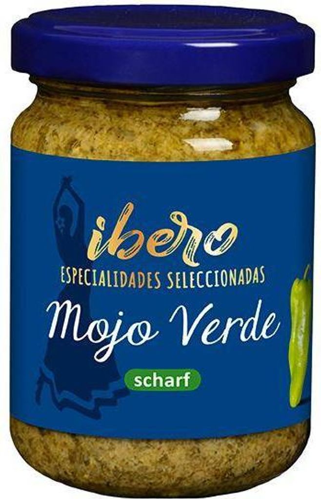 Ibero Mojo Verde 130 G Glas Vegan Glutenfrei Aromatisch Produktbild 