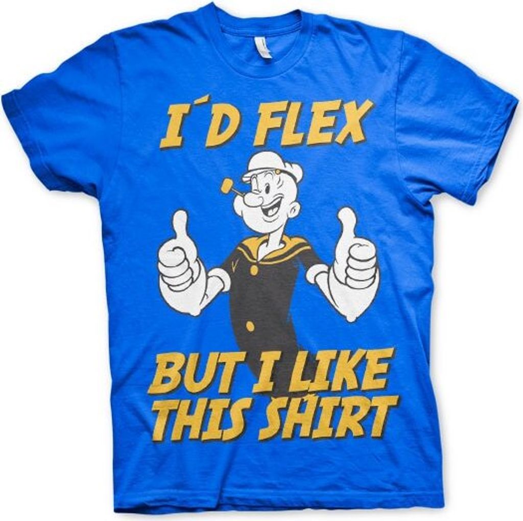 Popeye - Id Flex T-Shirt - Small - Blue