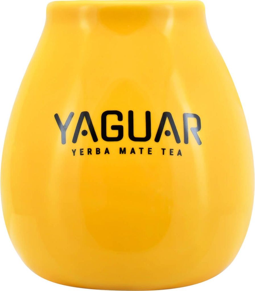 Yaguar Keramik Mate Becher 350 ml - Gelb