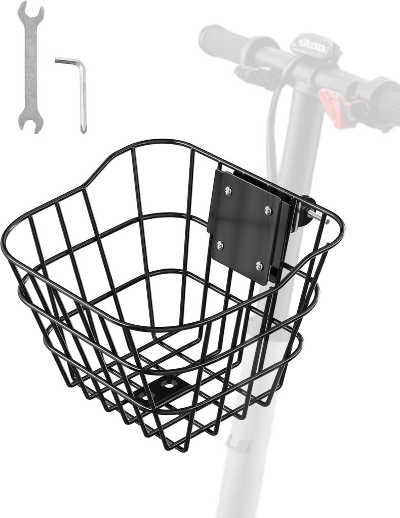 VEVOR Vorderradkorb 245x215x180 mm, Scooter-Korb mit fester Produktbild 