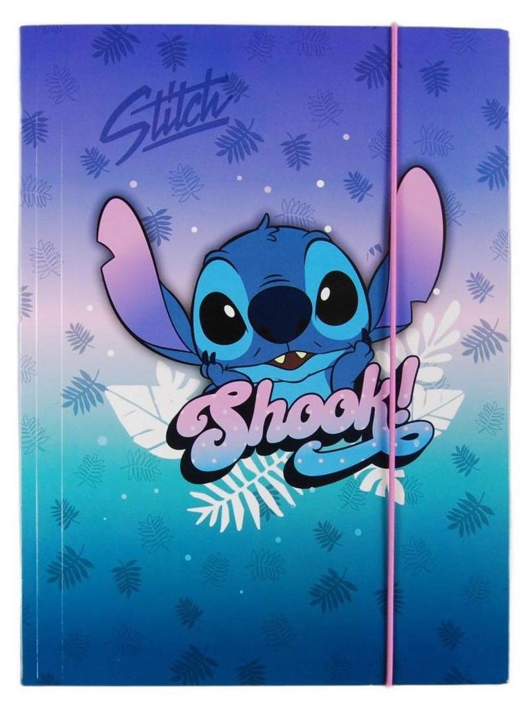 A folder with a cartoon character on it.