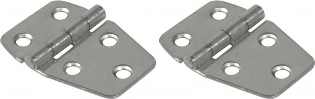 Scharnier 40x55mm aus Edelstahl - 1Paar - 2St.