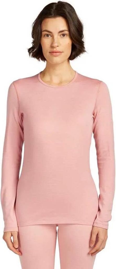 Icebreaker Merino 260 Tech Crewe Langarm-baselayer Rosa M Damen Rosa M