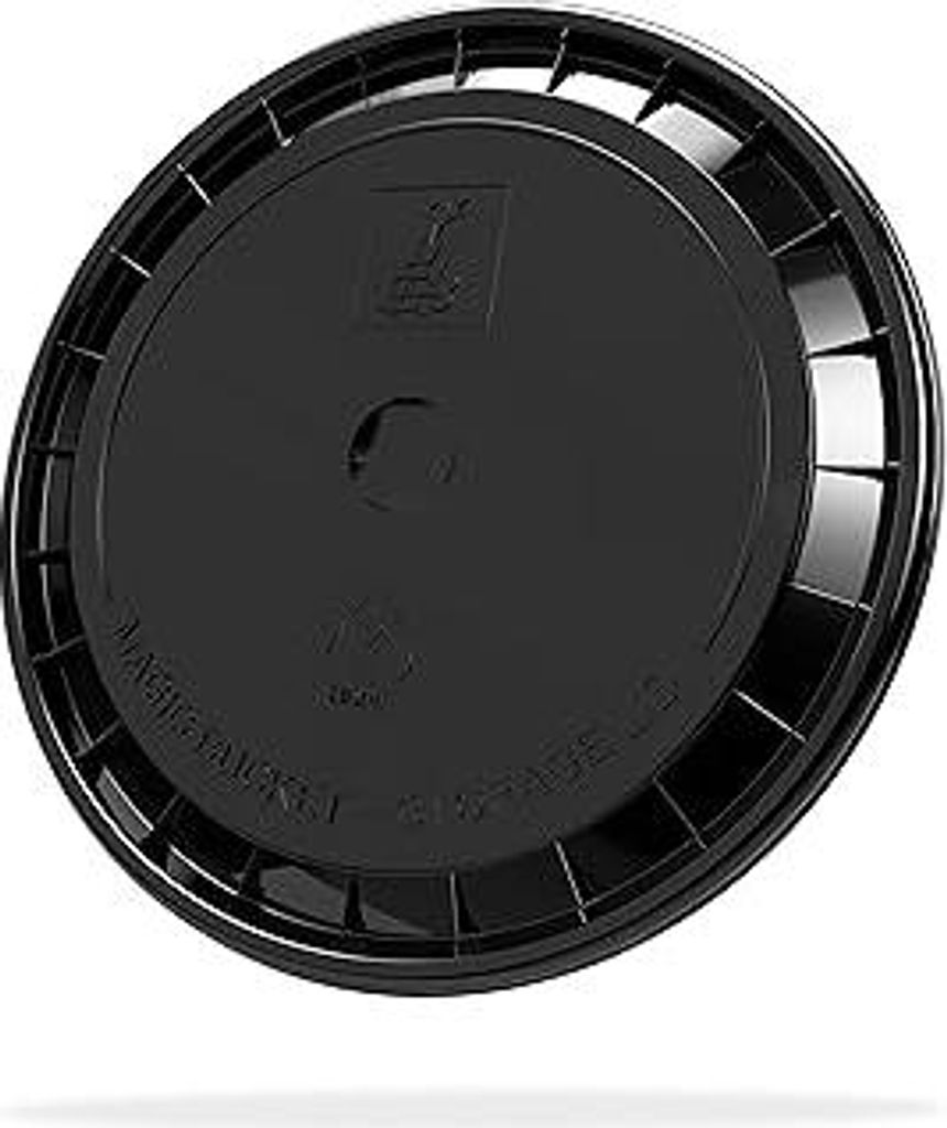 detailmate Black&White Eimerzubehör | Magic Bucket Wasch Eimer Deckel schwarz | Zubehör für die professionelle Auto Handwäsche | Putzeimer idea...