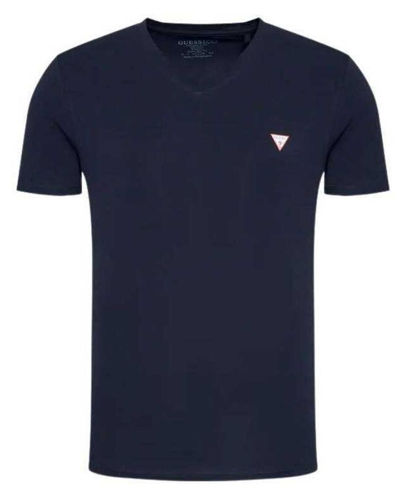 Guess - T-Shirt für Herren, V-Ausschnitt NA296 (XXL) (Marine)