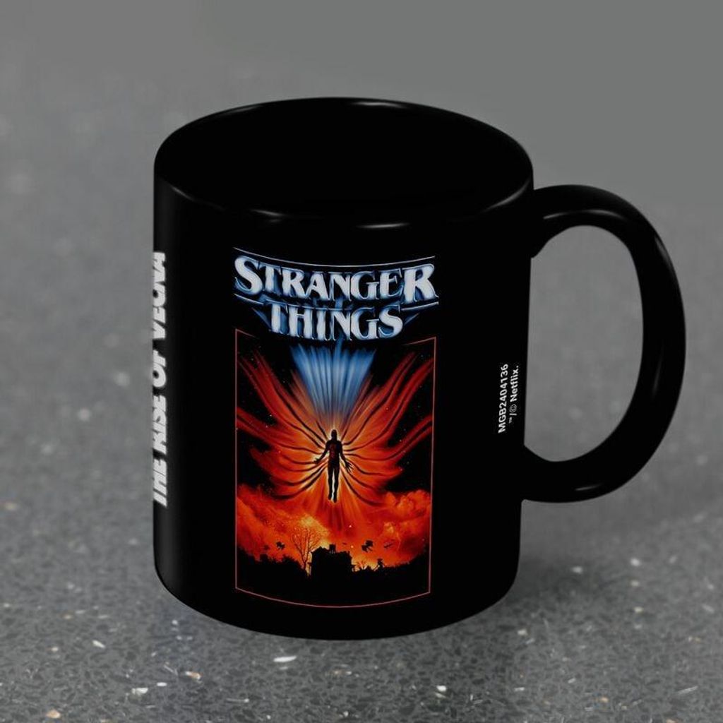 Stranger Things Tasse  The Rise of Vecna schwarz Standard Produktbild 