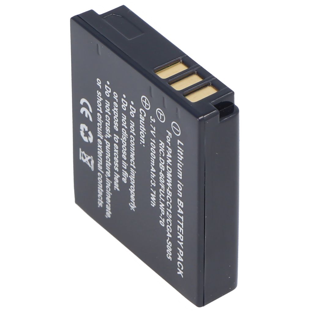 Akumulator AccuCell odpowiedni dla Ricoh DB-60, DB-65, Zdjęcie produktu 