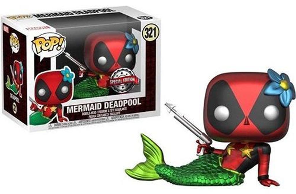 Funko Pop! Marvel: Mermaid Deadpool #321 Exclusive