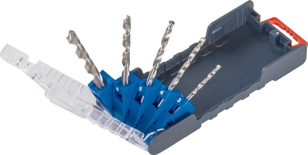 KWB Einhell 49109115 Set mit 5 HSS-Spiralbohrern für Stahl Produktbild 