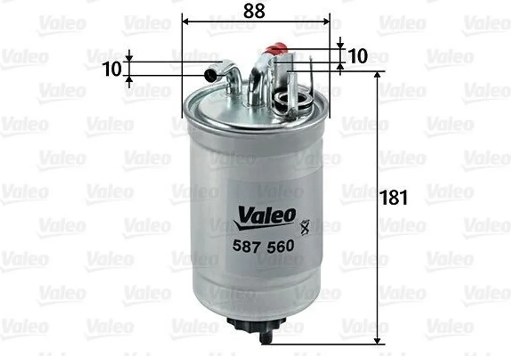 Filtre à gasoil haute performance Valeo 587560 pour modèle A2 (8Z)