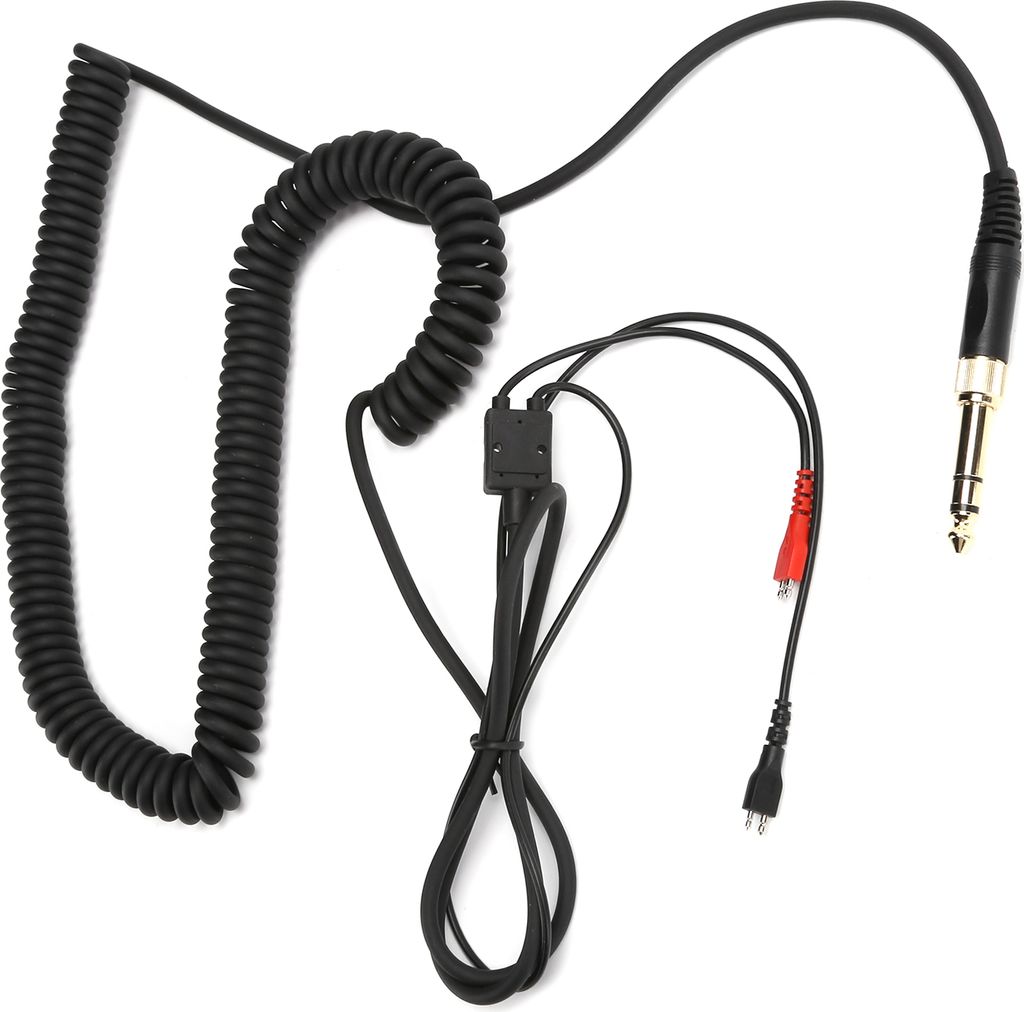 Spirálový audiokabel sluchátek s adaptérem pro Obrázek produktu 