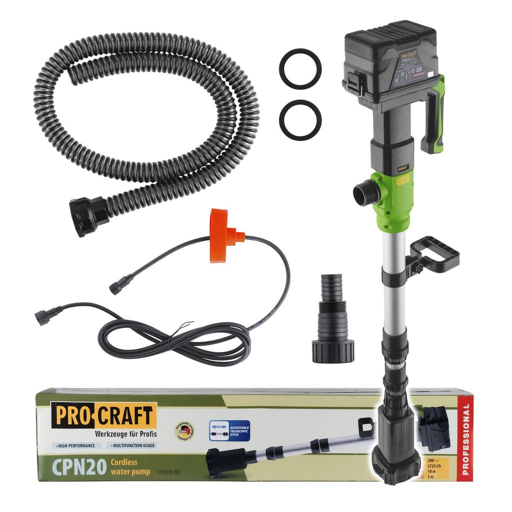 Aku ponorné čerpadlo do sudu Procraft CPN20bb (bez baterie Obrázek produktu 
