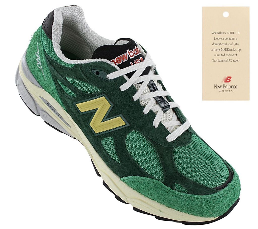 New Balance 990v3 - USA - Herren Sneakers Schuhe Grün M990GG3 990 , EU 41.5 US 8
