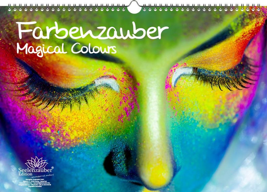 Farbenzauber Immerwährender Kalender DIN A3 Farben Colours - Seelenzauber