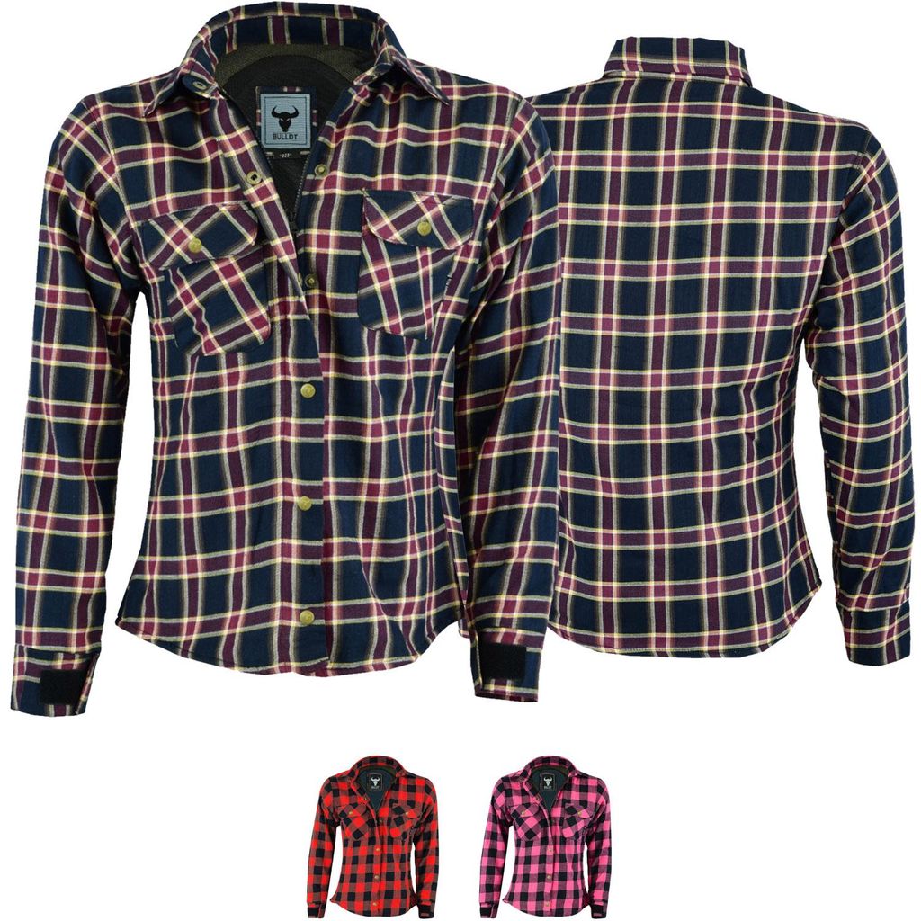 Damen Motorradhemd Lumberjack Holzfäller Hemd mit Produktbild 