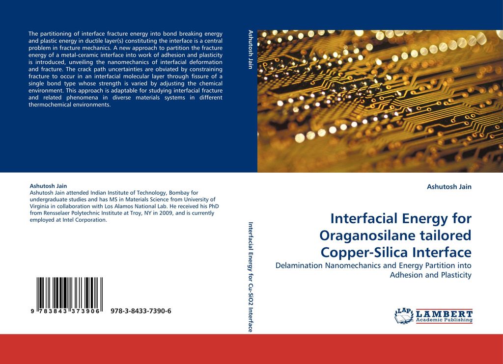 Interfacial Energy for Oraganosilane tailored Copper-Silica Interface