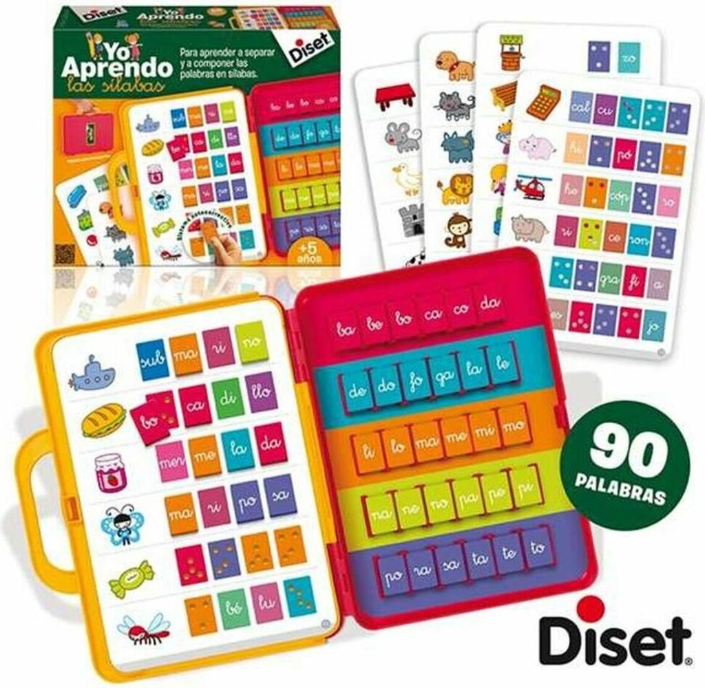 Diset Yo Aprendo - Las Sílabas, 5 Jahr(e), Karton, Kunststoff, Mehrfarbig