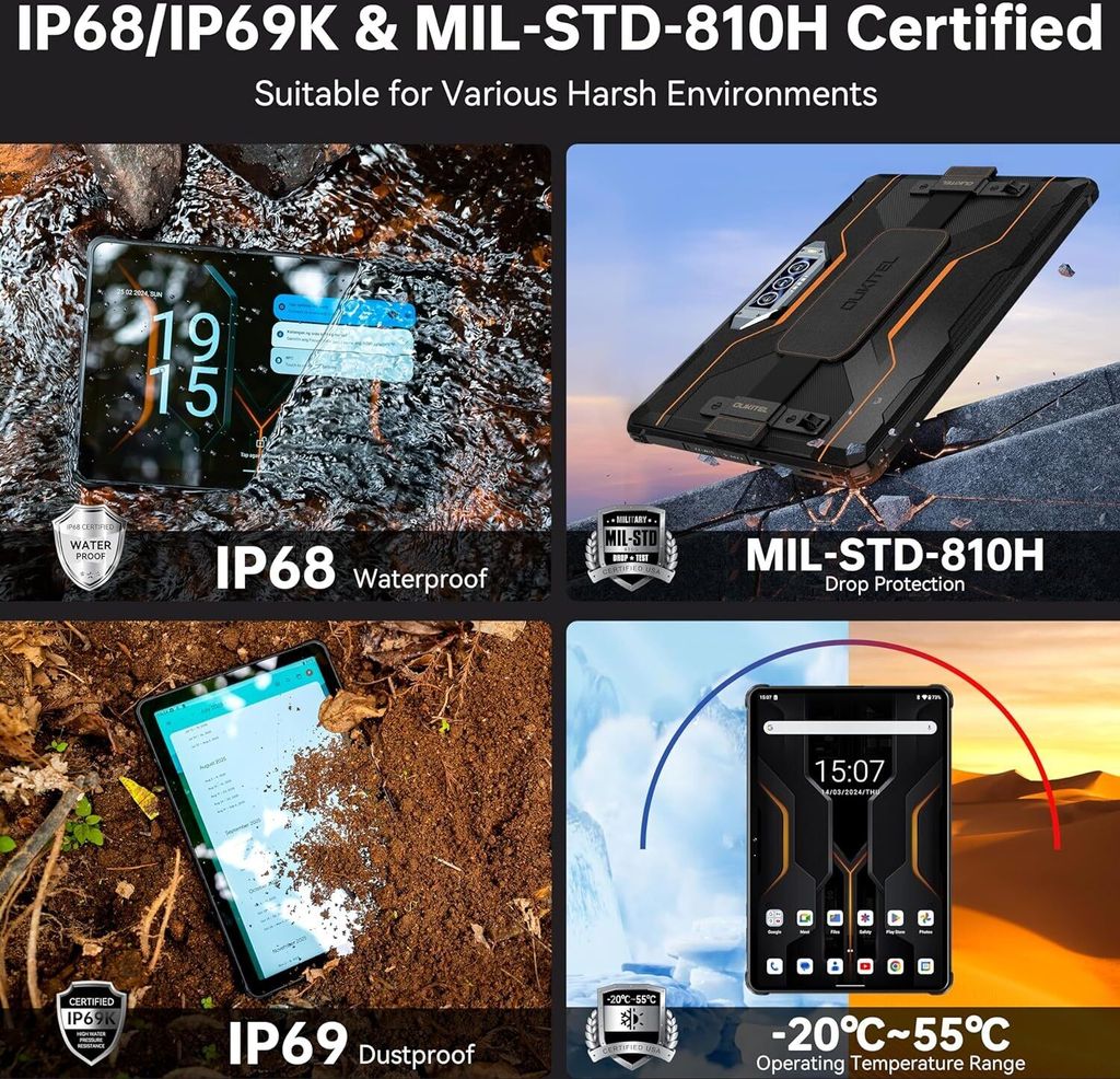 Oukitel Rt8 6gb/256gb 11´´ Tablet Durchsichtig One Size / Produktbild 9