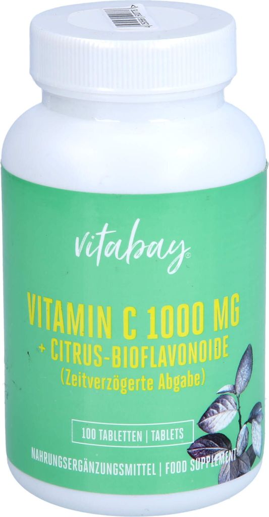 Vitamina C + bioflavonoidi 1000 mg vegan ad alto dosaggio, Immagine del prodotto 