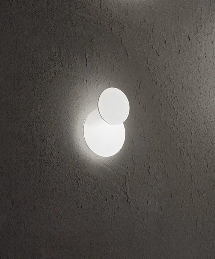Applique LED Design 22W en Aluminium Blanc avec Tête Pivotante 3000K