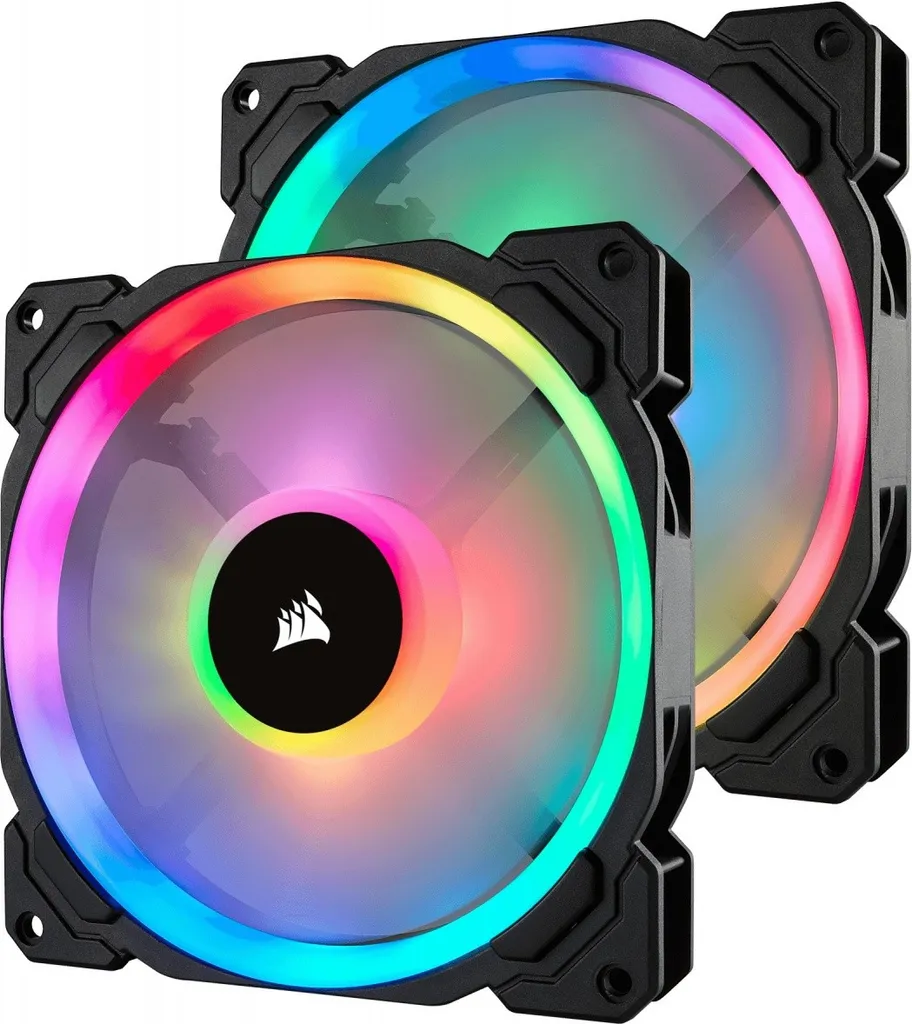 Corsair CO-9050074-WW Lüfter CORSAIR 140*120*25 Dual LL140 RGB LED 2Pack retail
