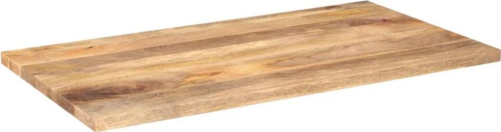 vidaXL Tischplatte 120x70x2,5 cm Rechteckig Massivholz Mango