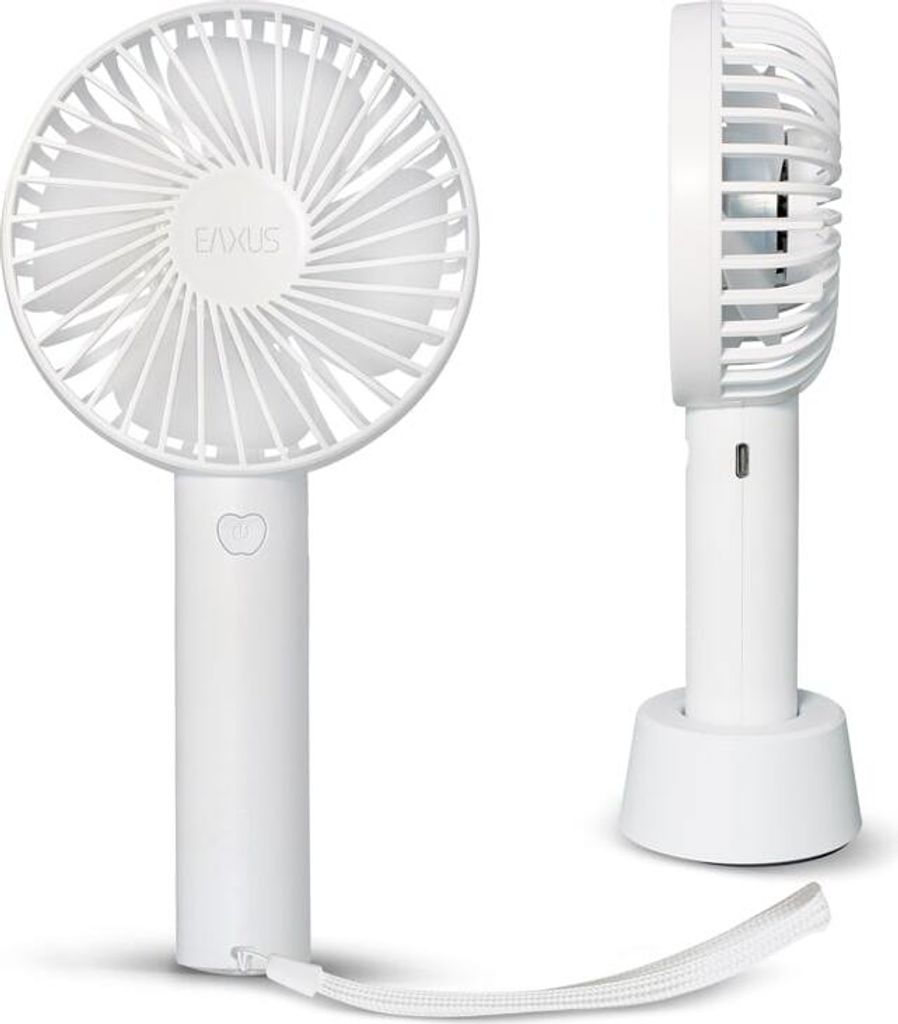 EAXUS, Handventilator airX, wiederaufladbar, weiß Produktbild 