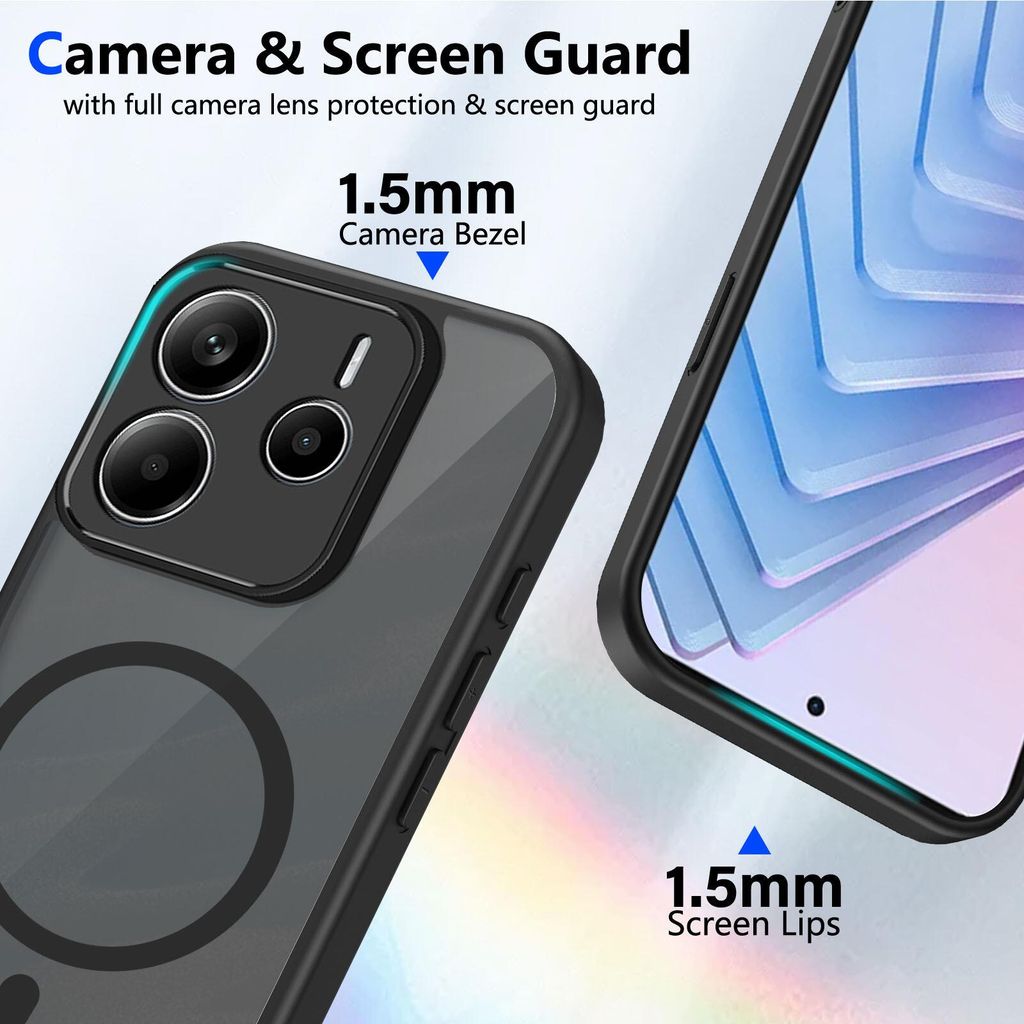 DiaryTown Cover per Xiaomi Redmi Note 9T 5G, TPU Silicone Morbida Custodia con Bello Disegni Case Sottile Antiurto Bumper Cellulare Protettiva Nero Cover per Ragazze Donne, Giallo Blu