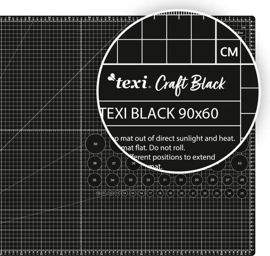 Kit couture et patchwork Texi Craft avec tapis auto-cicatrisant